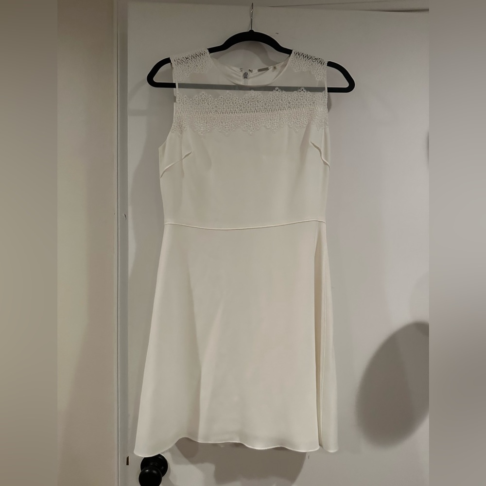 Elie Tahari beautiful white dress.